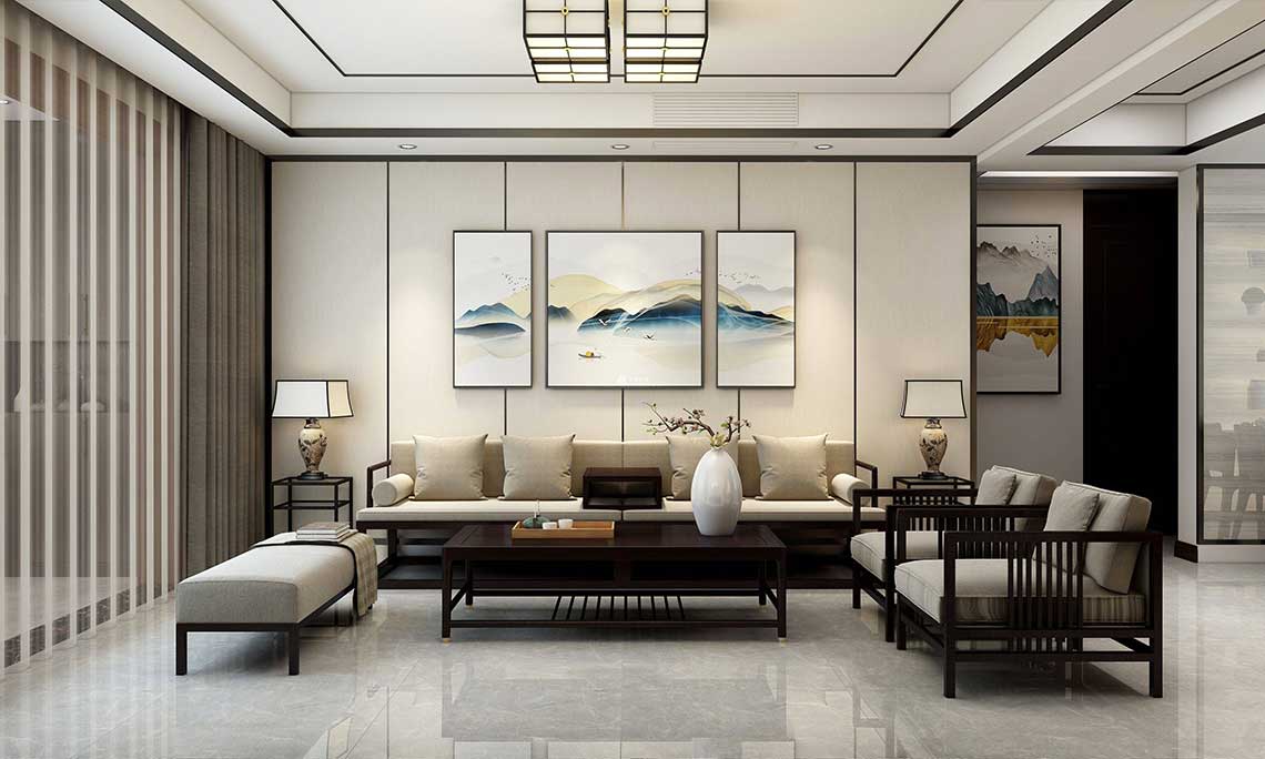 双鸭山新中式设计风格