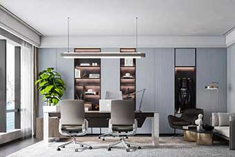 双鸭山轻奢风格-书房