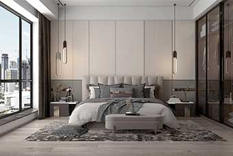双鸭山现代风格-卧室
