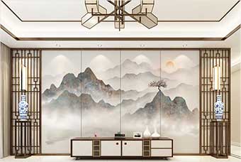 双鸭山森佰汇航空纤维（山水画系列）