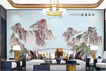 双鸭山森佰汇航空纤维墙咔（鸿运当头）